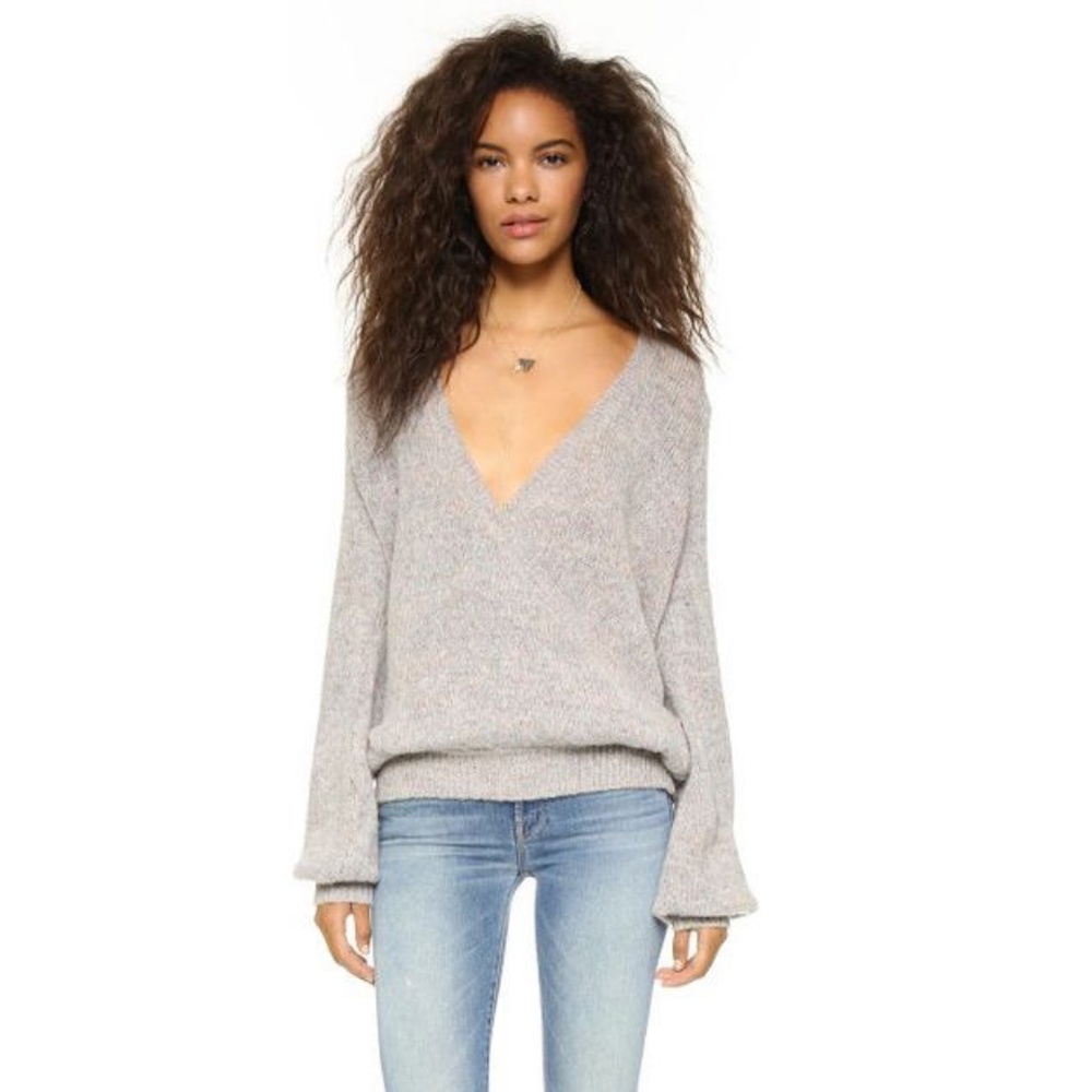 Free People Karina Wrap Sweater